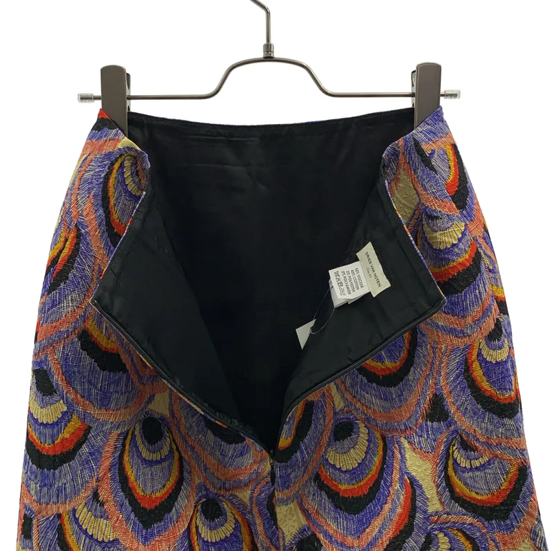 DRIES VAN NOTEN / ドリスヴァンノッテン | 刺しゅう 総柄 タイトスカート | 34 | レディース