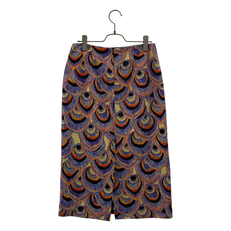 DRIES VAN NOTEN / ドリスヴァンノッテン | 刺しゅう 総柄 タイトスカート | 34 | レディース