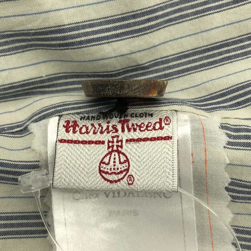 Chez VIDALENC / シェヴィダレンク | HARRIS TWEED ウール100% ロングコート | 2 | メンズ