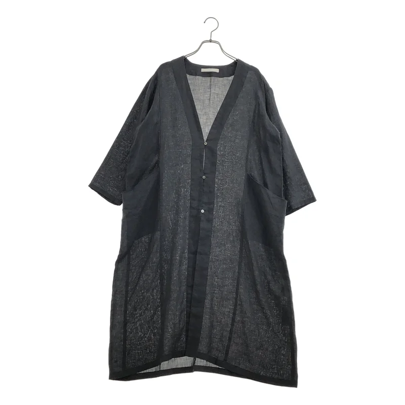 evam eva / エヴァムエヴァ | linen robe ガウン カーディガン E261T240 | M | レディース