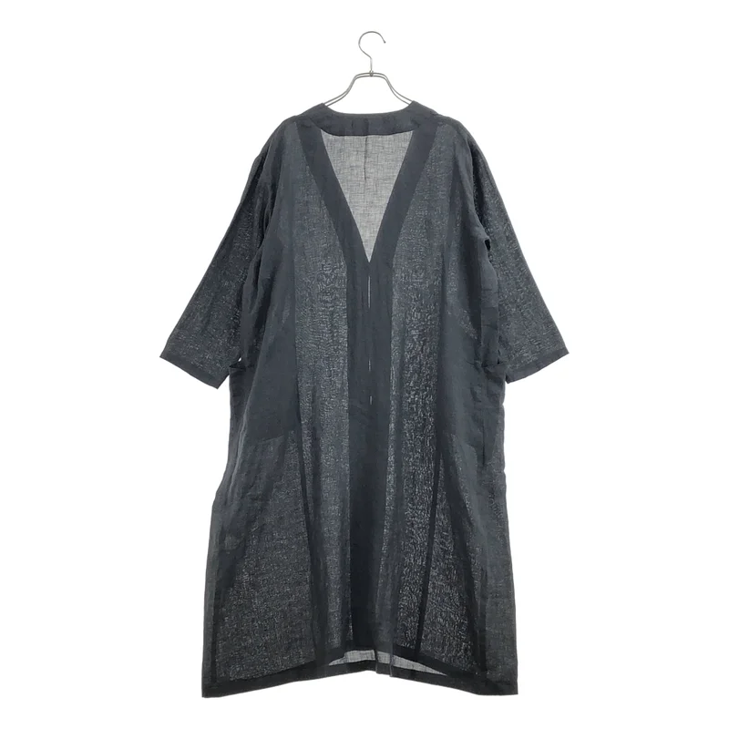 evam eva / エヴァムエヴァ | linen robe ガウン カーディガン E261T240 | M | レディース