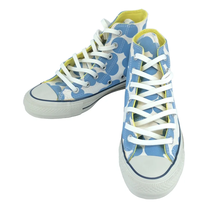 mina perhonen / ミナペルホネン | × CONVERSE / ALL STAR 100 / ロゴ刺しゅうドットプリント ハイカットスニーカー | 23 | レディース