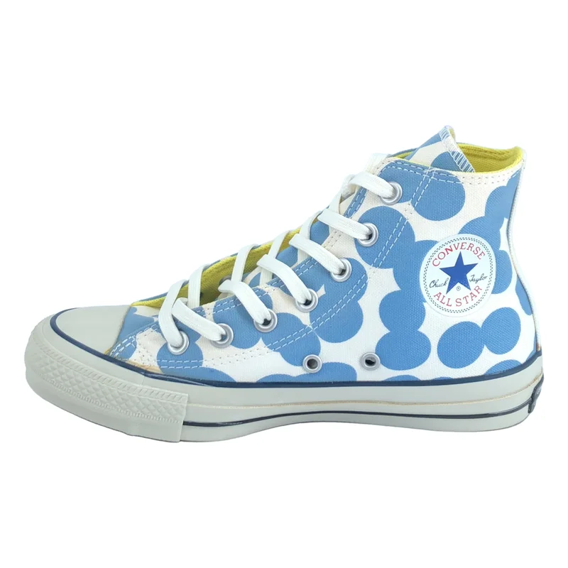 mina perhonen / ミナペルホネン | × CONVERSE / ALL STAR 100 / ロゴ刺しゅうドットプリント ハイカットスニーカー | 23 | レディース