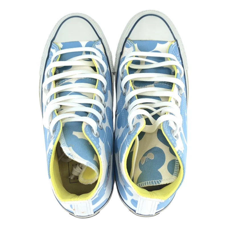 mina perhonen / ミナペルホネン | × CONVERSE / ALL STAR 100 / ロゴ刺しゅうドットプリント ハイカットスニーカー | 23 | レディース