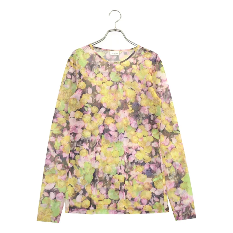 DRIES VAN NOTEN / ドリスヴァンノッテン | 2023SS | セカンドスキン プリント 総柄 トップス シャツ | L | レディース