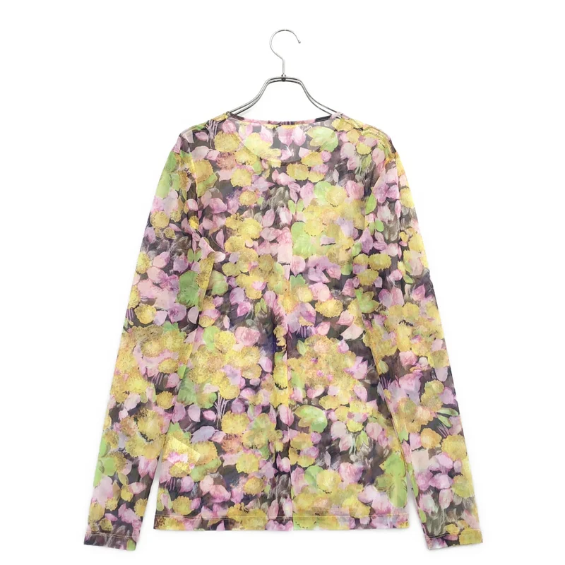 DRIES VAN NOTEN / ドリスヴァンノッテン | 2023SS | セカンドスキン プリント 総柄 トップス シャツ | L | レディース