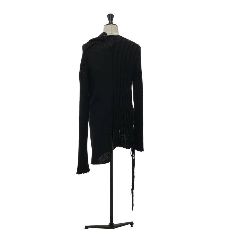 YOHJI YAMAMOTO POUR HOMME / ヨウジヤマモトプールオム | 2025SS | アシンメトリーロングカーディガン | 3 | メンズ