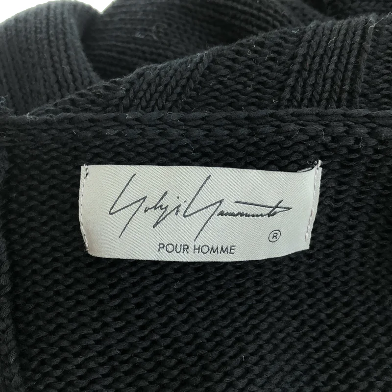 YOHJI YAMAMOTO POUR HOMME / ヨウジヤマモトプールオム | 2025SS | アシンメトリーロングカーディガン | 3 | メンズ