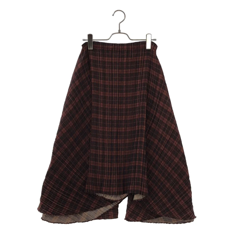 ISSEY MIYAKE / イッセイミヤケ | チェック プリーツ スカート RT93FG672 |