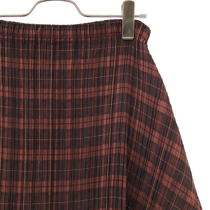 ISSEY MIYAKE / イッセイミヤケ | チェック プリーツ スカート RT93FG672 |