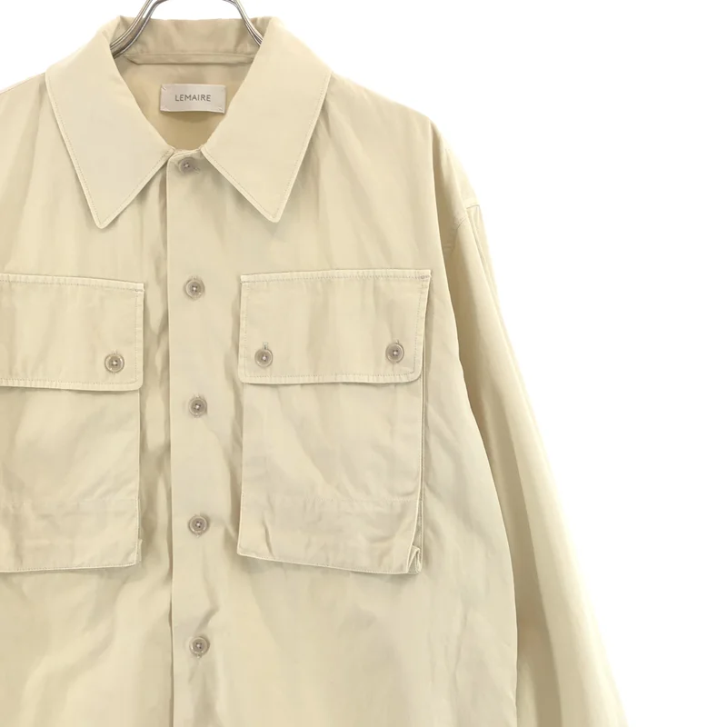 LEMAIRE / ルメール | MILITARY SHIRT ミリタリーシャツ | 46 | メンズ