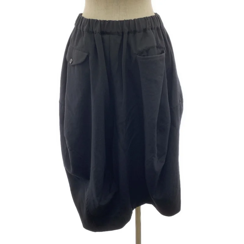 BLACK COMME des GARCONS / ブラックコムデギャルソン | 2024SS | ウール 変形 ドローストリング パンツ | XS | レディース