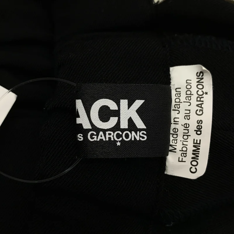 BLACK COMME des GARCONS / ブラックコムデギャルソン | 2024SS | ウール 変形 ドローストリング パンツ | XS | レディース