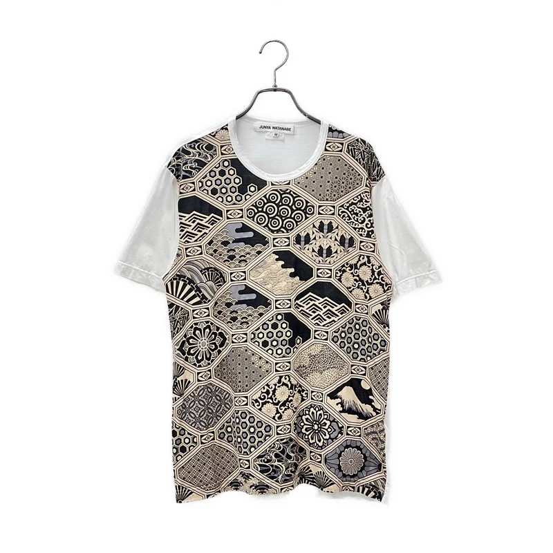 JUNYA WATANABE / ジュンヤワタナベ | 2022SS | コットン プリント切替 カットソー | M | レディース
