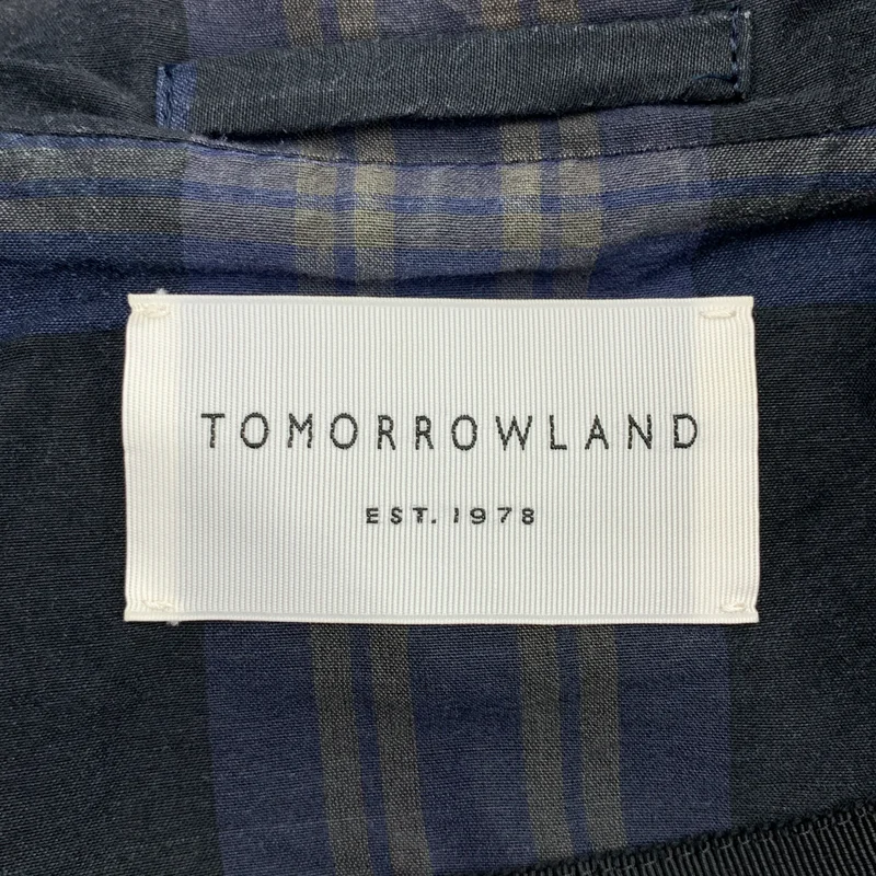 TOMORROWLAND / トゥモローランド | リネン コットン チェック 2B ジャケット | 46 | メンズ
