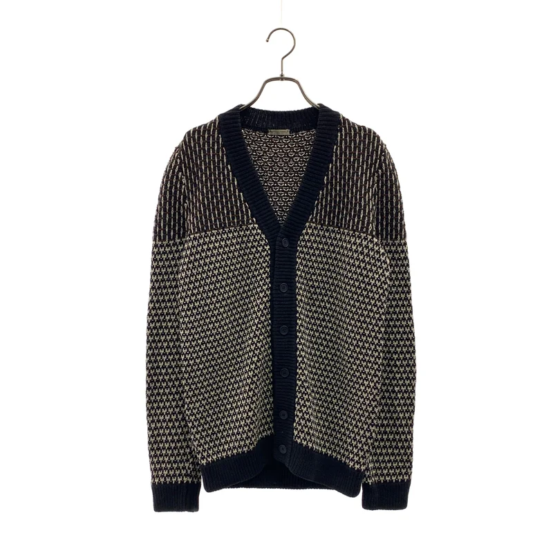 BOTTEGA VENETA / ボッテガヴェネタ | 2012SS | コットン ジャガード Vネック カーディガン | 46 | メンズ