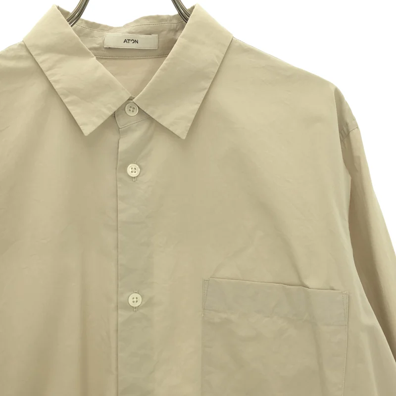 ATON / エイトン | SUVIN BROAD STANDARD SHIRT / スービンブロード スタンダードシャツ | 2 | レディース