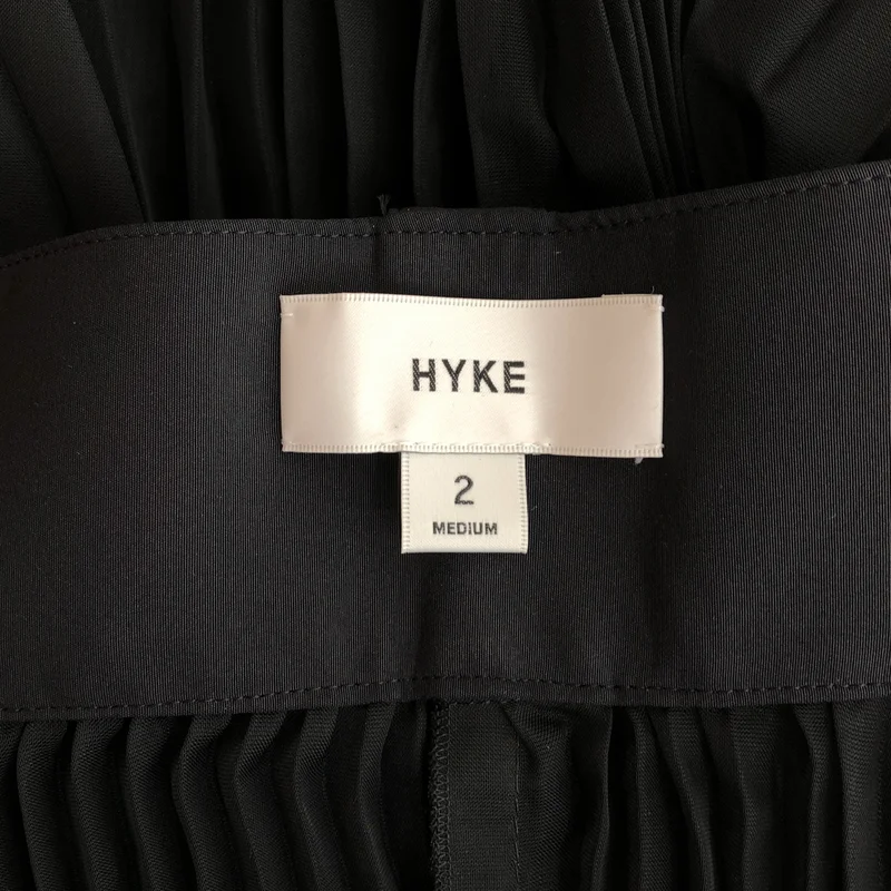 HYKE / ハイク | 2025AW | ORGANDY WRAP PLEATED SKIRT / オーガンジー ラッププリーツスカート | M | レディース
