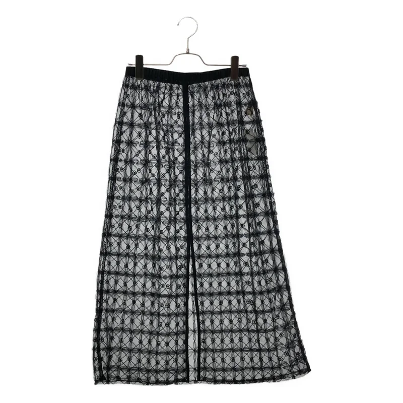 Uhr / ウーア | 2025SS | Embroidery Sheer Skirt スカート |