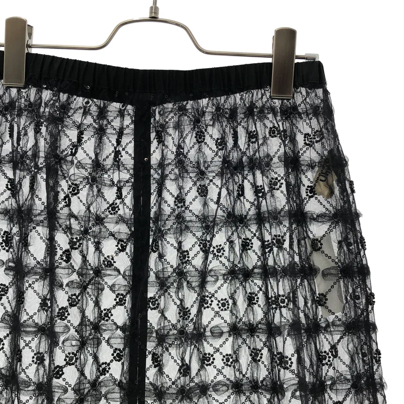 Uhr / ウーア | 2025SS | Embroidery Sheer Skirt スカート |
