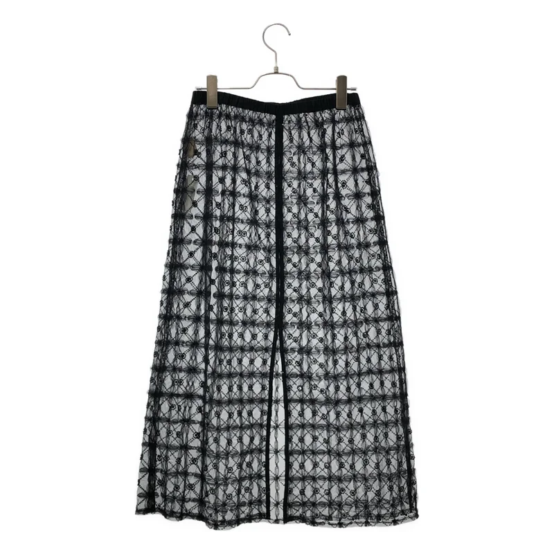 Uhr / ウーア | 2025SS | Embroidery Sheer Skirt スカート |