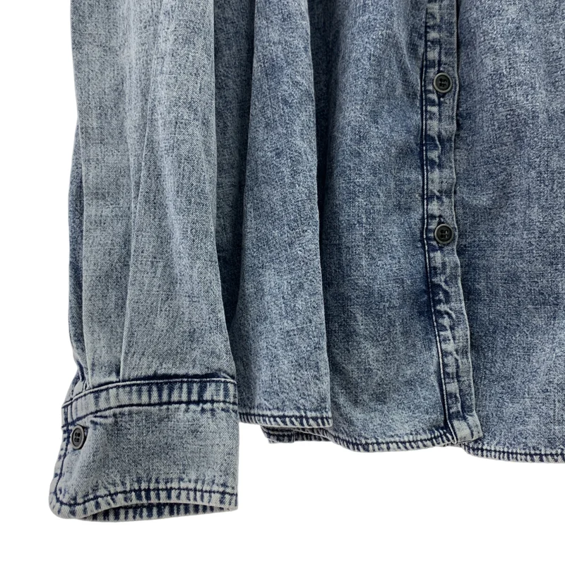 ISABEL MARANT ETOILE / イザベルマランエトワール | IDETY / ラッフル デニム シャツ ブラウス | 38 | レディース