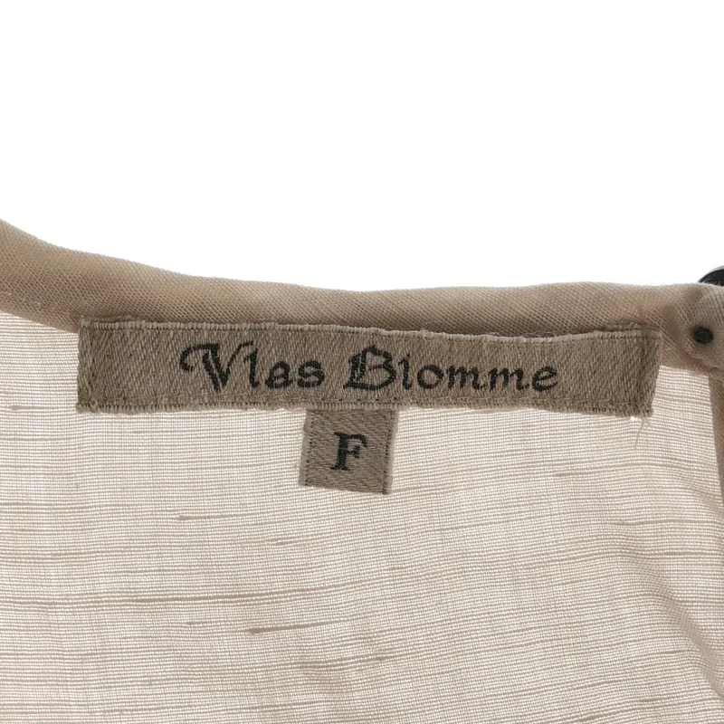 Vlas Blomme / ヴラスブラム | リネン ノースリーブ ワンピース | F | レディース