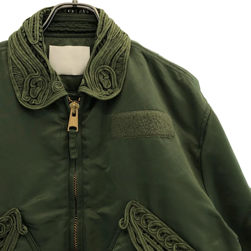 Mame Kurogouchi / マメクロゴウチ | Cording Embroidered Flight Jacket ジャケット | 2 | レディース
