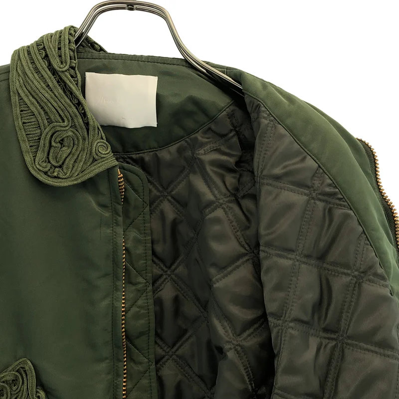 Mame Kurogouchi / マメクロゴウチ | Cording Embroidered Flight Jacket ジャケット | 2 | レディース