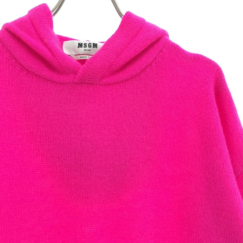 MSGM / エムエスジーエム | ウール カシミヤ ニットパーカー | XS | レディース
