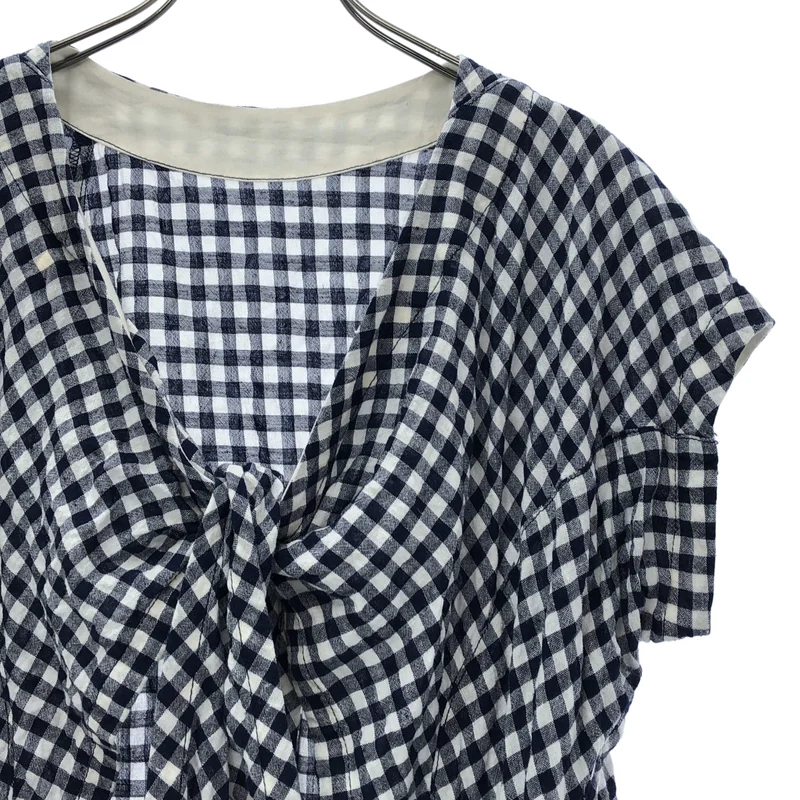 tricot COMME des GARCONS / トリココムデギャルソン | チェック シャツ_半袖 TS-B021 | M | レディース