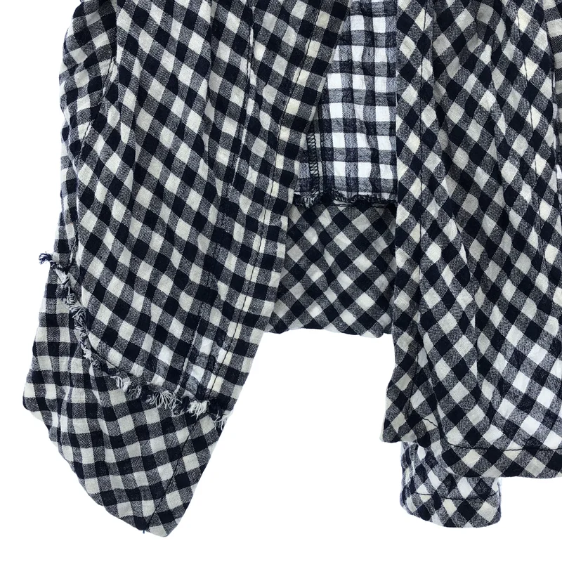 tricot COMME des GARCONS / トリココムデギャルソン | チェック シャツ_半袖 TS-B021 | M | レディース
