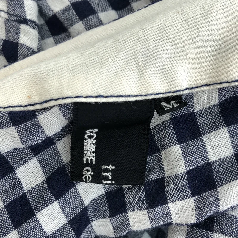 tricot COMME des GARCONS / トリココムデギャルソン | チェック シャツ_半袖 TS-B021 | M | レディース