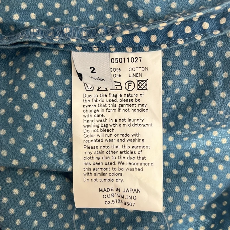 visvim / ビズビム | ERCHIEF DOTS TUNIC SHIRT スキッパーシャツ | 2 | メンズ