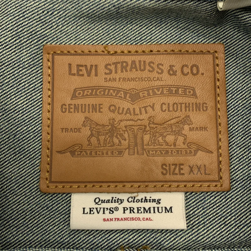 Levi's / リーバイス | Journal Standard relume別注 PREMIUM ヴィンテージ加工 デニムジャケット | XXL | メンズ