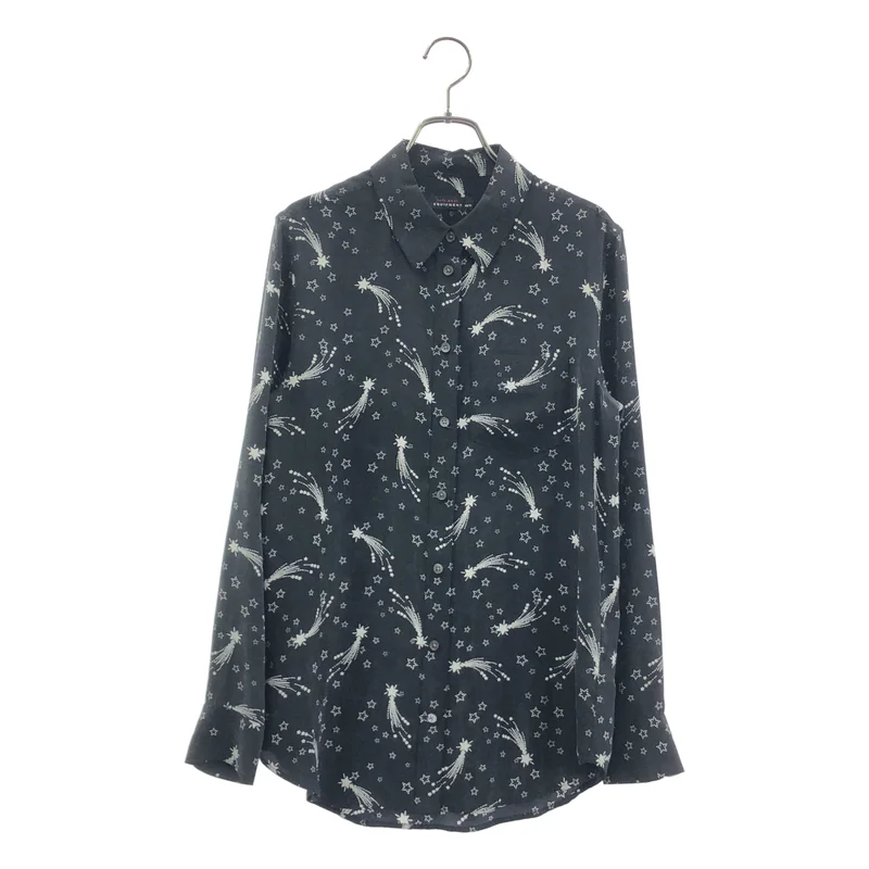 EQUIPMENT / エキップモン | silk 100％ / シルク 総柄 シャツ ブラウス | XS | レディース