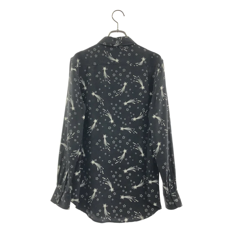 EQUIPMENT / エキップモン | silk 100％ / シルク 総柄 シャツ ブラウス | XS | レディース