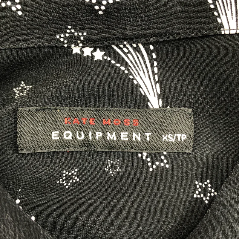 EQUIPMENT / エキップモン | silk 100％ / シルク 総柄 シャツ ブラウス | XS | レディース
