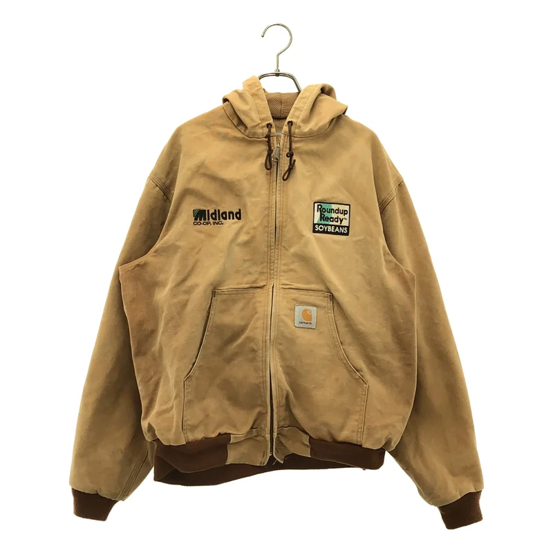 carhartt / カーハート | 1990s | ヴィンテージ / 企業ロゴ刺しゅう ダック アクティブパーカー ジャケット | LARGE | メンズ