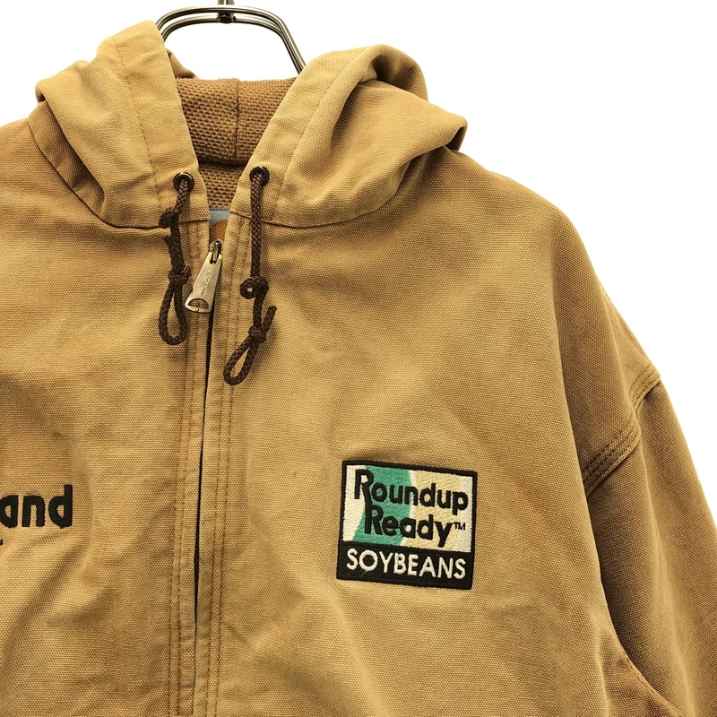 carhartt / カーハート | 1990s | ヴィンテージ / 企業ロゴ刺しゅう ダック アクティブパーカー ジャケット | LARGE | メンズ