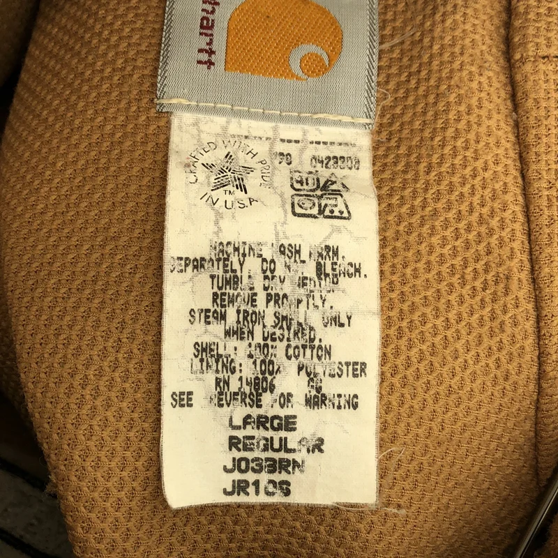 carhartt / カーハート | 1990s | ヴィンテージ / 企業ロゴ刺しゅう ダック アクティブパーカー ジャケット | LARGE | メンズ
