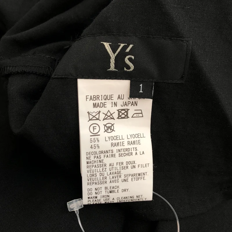 Y's / ワイズヨウジヤマモト | 2020SS | リヨセル リネン ノースリーブ ラップワンピース | 1 | レディース
