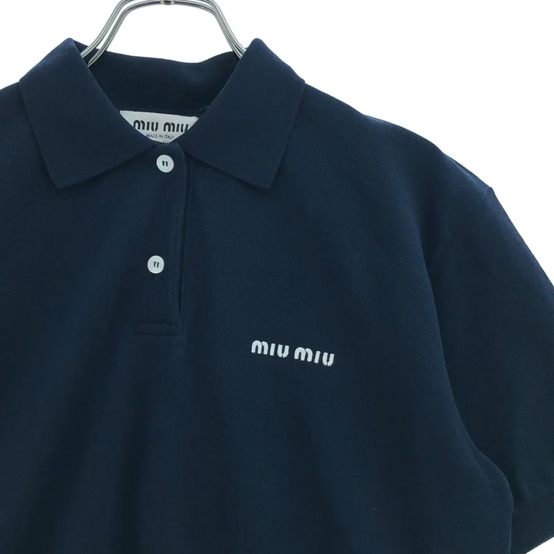 miu miu / ミュウミュウ | 2024 | コットンピケ ポロシャツ MJN535 | XS | レディース