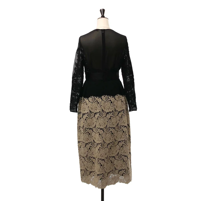 STELLA McCARTNEY / ステラマッカートニー | シアー 刺しゅう ドレス ワンピース | 38 | レディース