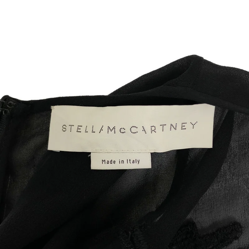 STELLA McCARTNEY / ステラマッカートニー | シアー 刺しゅう ドレス ワンピース | 38 | レディース