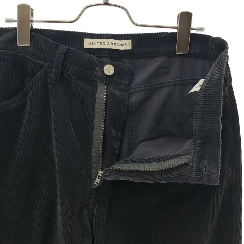 UNITED ARROWS / ユナイテッドアローズ | ハイマウント コーデュロイ ロデオストレートパンツ | S | メンズ