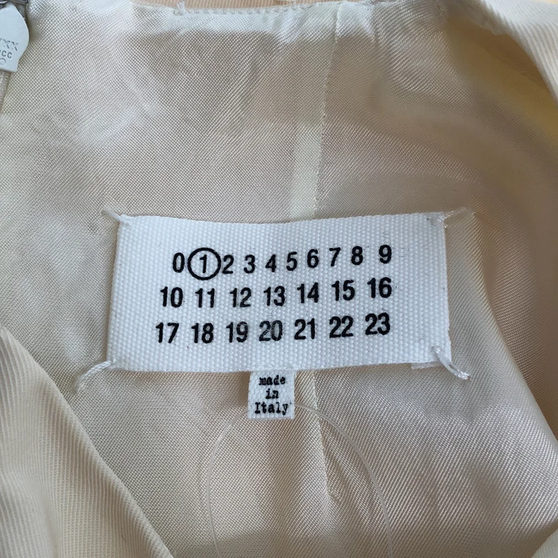 Maison Margiela / メゾンマルジェラ | 2017SS | ウールストレッチ サイドプリーツ 半袖ワンピース | 36 | レディース
