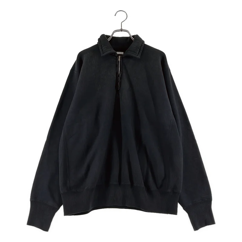 A.PRESSE / アプレッセ | 2024AW | Vintage Half Zip Sweat Shirt / ヴィンテージ加工 ハーフジップ スウェット トレーナー | 3 | メンズ
