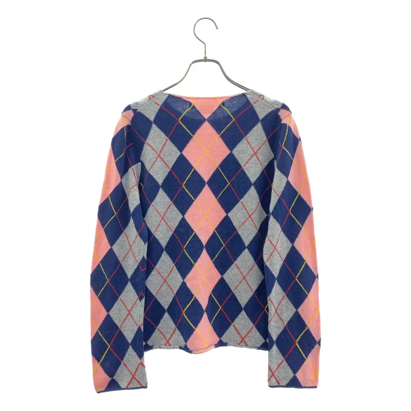 COMME des GARCONS COMME des GARCONS / コムコム | 2008AW | ウール アーガイル ニット セーター | SS | レディース
