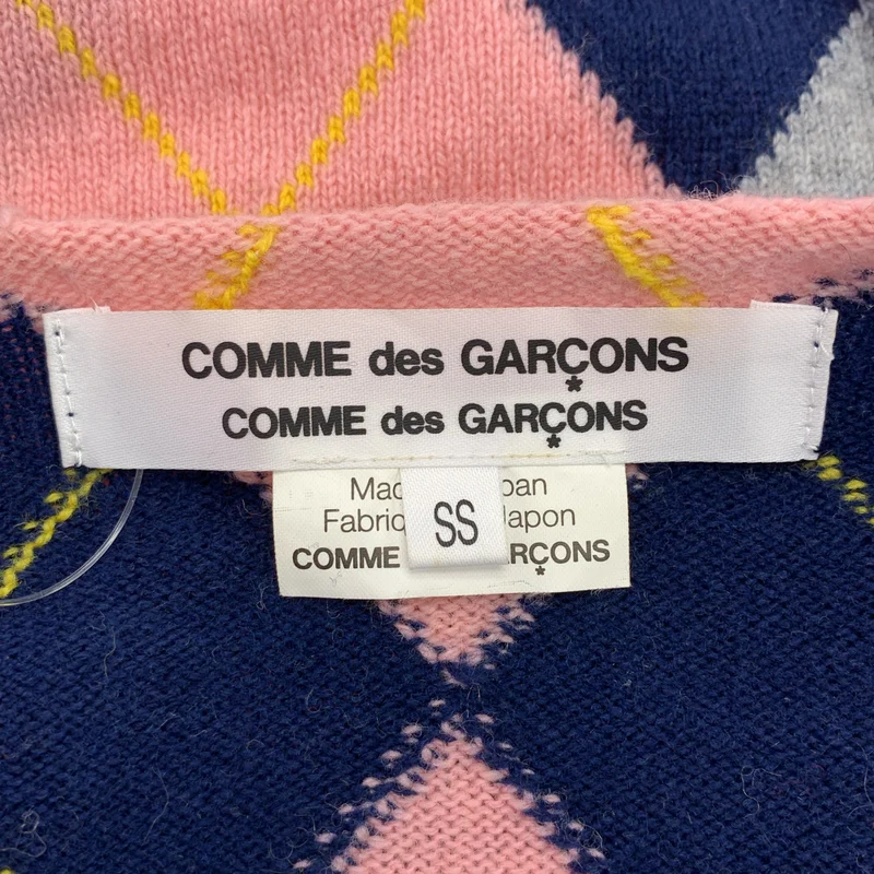 COMME des GARCONS COMME des GARCONS / コムコム | 2008AW | ウール アーガイル ニット セーター | SS | レディース